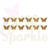 Motif appliqué thermocollant 12 Papillons
